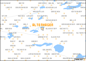 map of Altenhagen