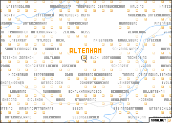 map of Altenham