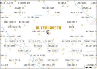 map of Altenhausen