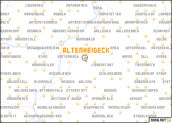 map of Altenheideck