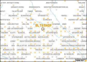 map of Altenhof