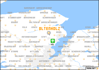 map of Altenholz