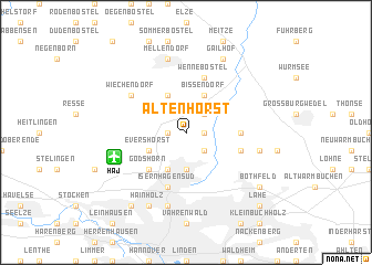 map of Altenhorst