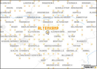 map of Altenkamp
