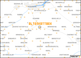 map of Altenkattbek