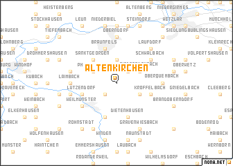 map of Altenkirchen