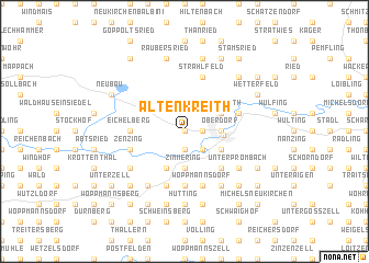 map of Altenkreith