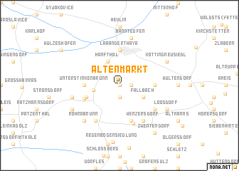 map of Altenmarkt