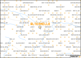 map of Altenmelle