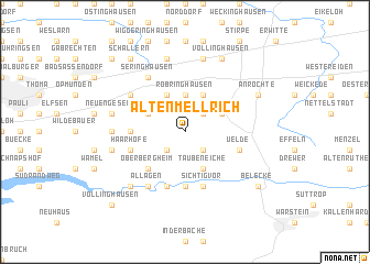 map of Altenmellrich