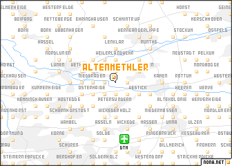 map of Altenmethler