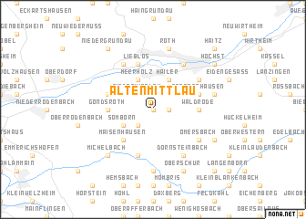 map of Altenmittlau