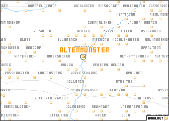 map of Altenmünster