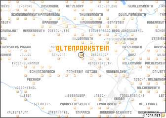 map of Altenparkstein