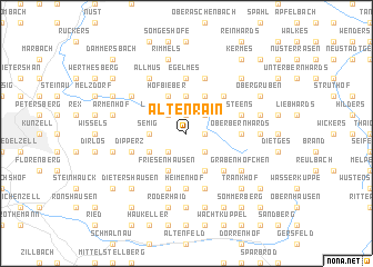 map of Altenrain