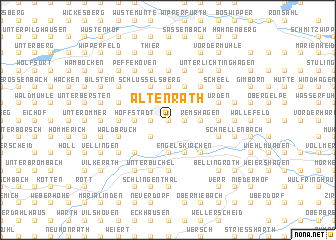 map of Altenrath