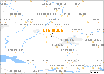 map of Altenrode