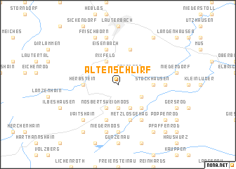 map of Altenschlirf
