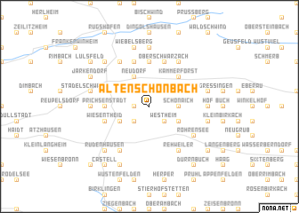 map of Altenschönbach