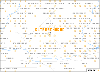 map of Altenschwand