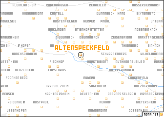 map of Altenspeckfeld