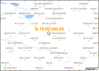 map of Altenstühlen