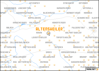 map of Altensweiler