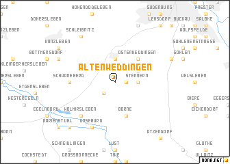 map of Altenweddingen