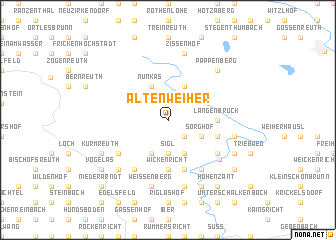 map of Altenweiher