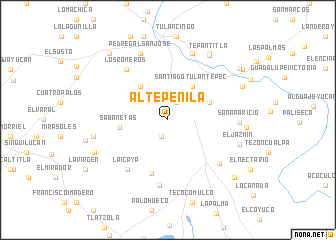 map of Altepenila