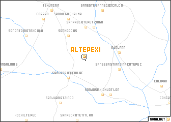 map of Altepexi