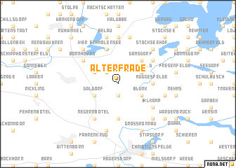 map of Alt Erfrade