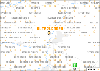 map of Alterlangen