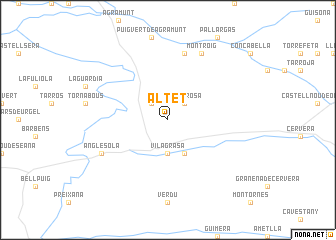 map of Altet