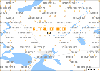 map of Alt Falkenhagen