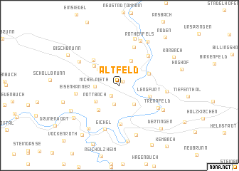 map of Altfeld