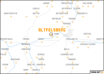 map of Alt-Felsberg