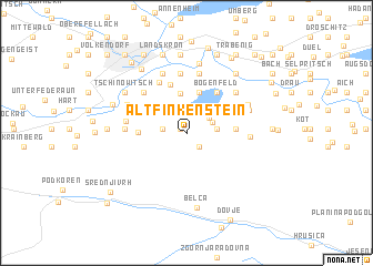 map of Altfinkenstein