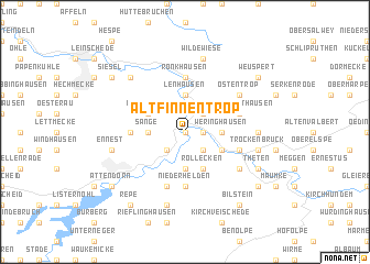 map of Altfinnentrop