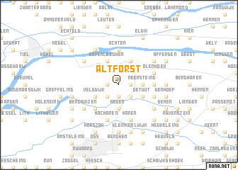 map of Altforst