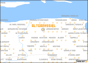 map of Altgarmssiel