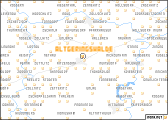 map of Altgeringswalde