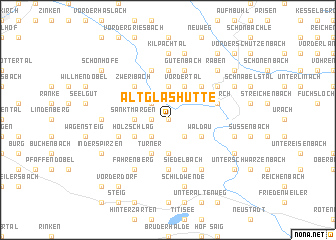 map of Altglashütte