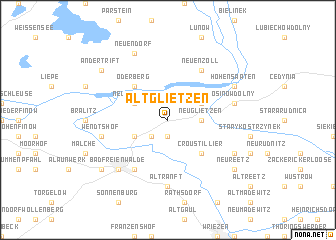 map of Altglietzen