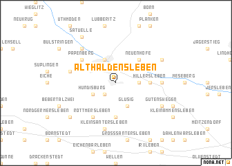 map of Althaldensleben