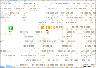 map of Altham