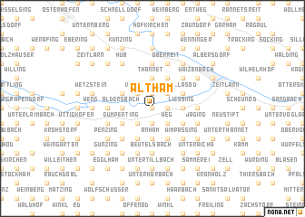 map of Altham