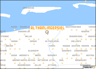 map of Altharlingersiel