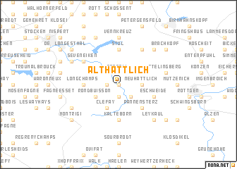 map of Alt Hattlich