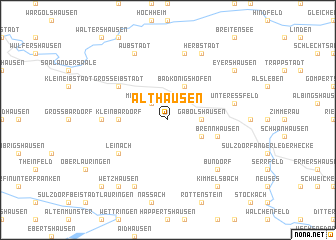 map of Althausen